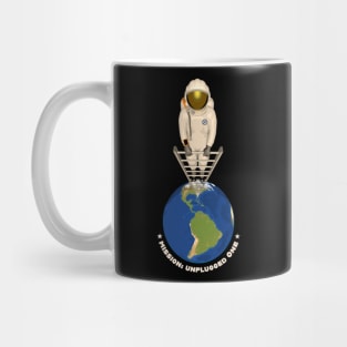 Astronaut on Ladder Mug